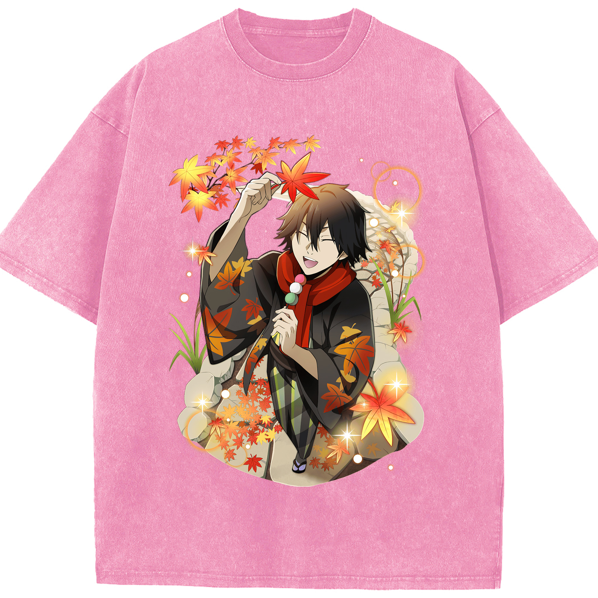 （画像用） 文豪ストレイドッグス Bungo Stray Dogs 綿100% ヴィンテージ風 半袖Tシャツ（フロントプリント）